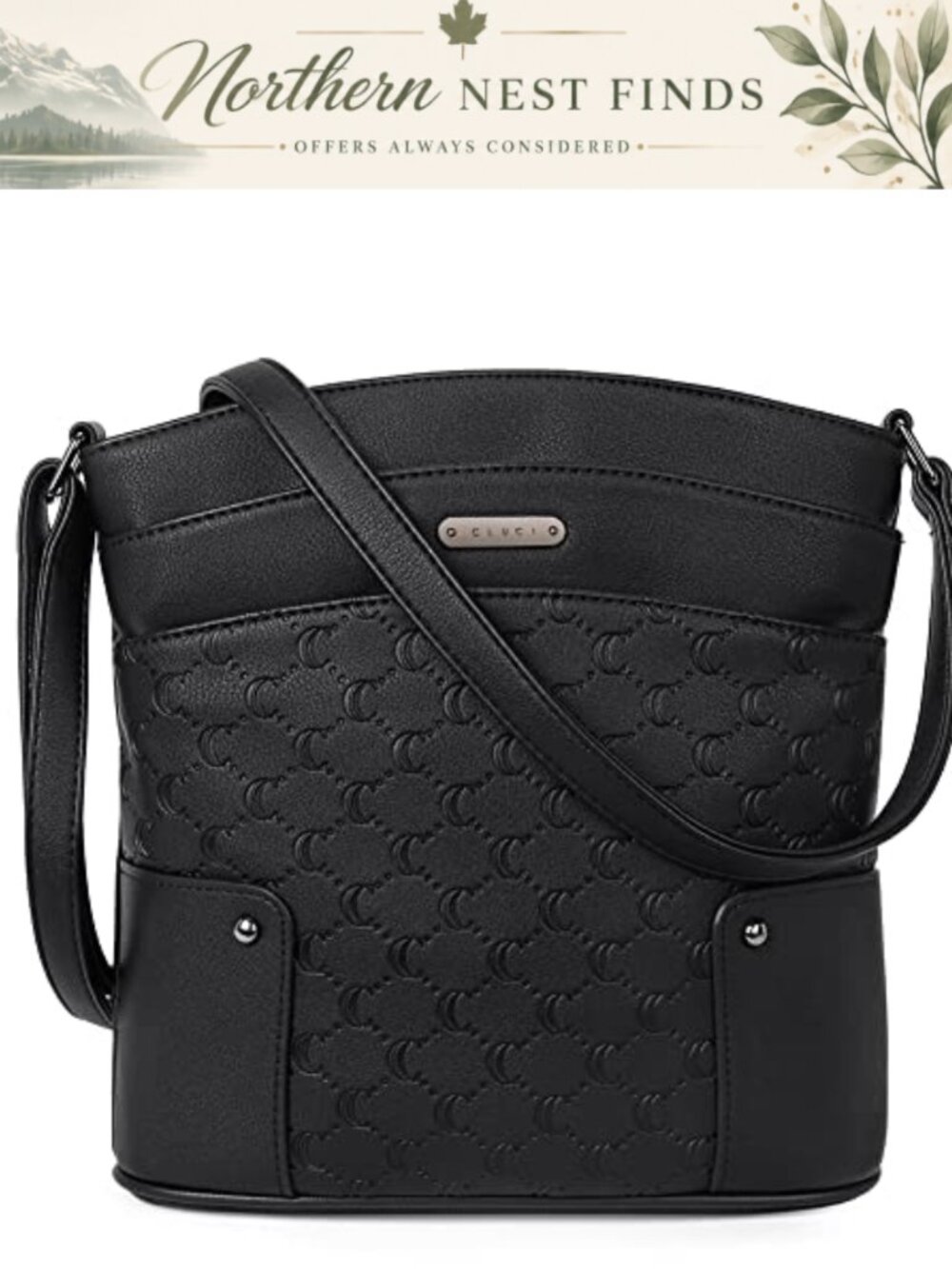 PU Leather Crossbody Bag for Women Small Purse Shoulder Handbag